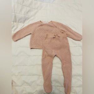 Zara Baby Textured Knit Set